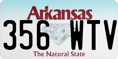 AR license plate 356WTV