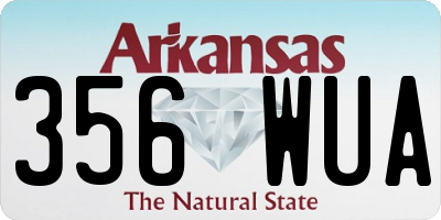 AR license plate 356WUA