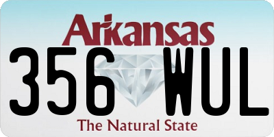 AR license plate 356WUL