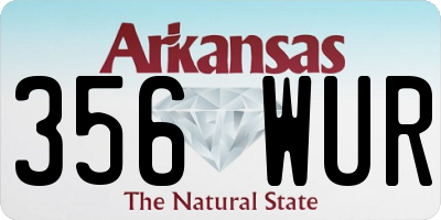 AR license plate 356WUR