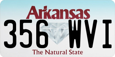 AR license plate 356WVI