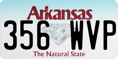 AR license plate 356WVP
