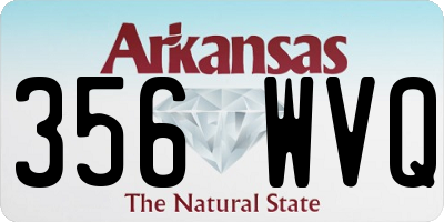 AR license plate 356WVQ