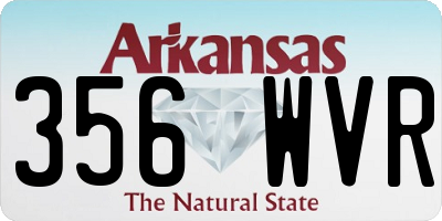 AR license plate 356WVR