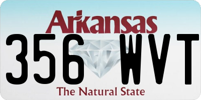 AR license plate 356WVT