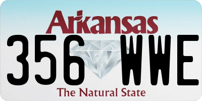 AR license plate 356WWE