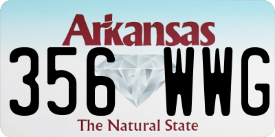 AR license plate 356WWG