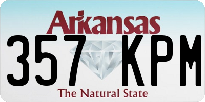 AR license plate 357KPM