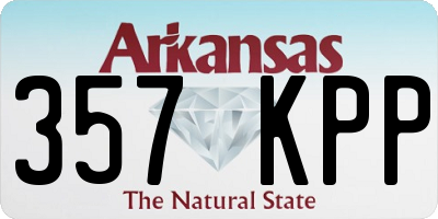 AR license plate 357KPP