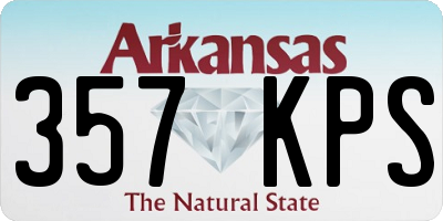 AR license plate 357KPS