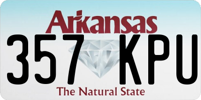 AR license plate 357KPU