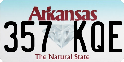 AR license plate 357KQE