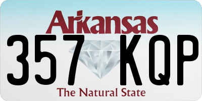 AR license plate 357KQP
