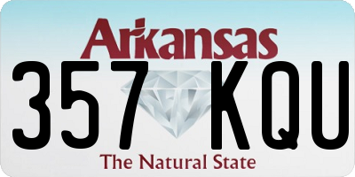 AR license plate 357KQU