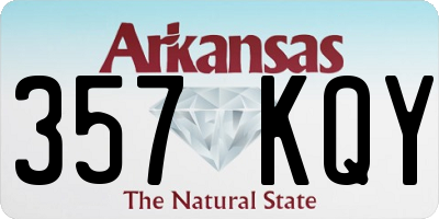 AR license plate 357KQY