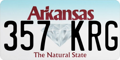 AR license plate 357KRG