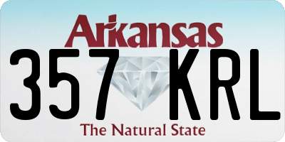 AR license plate 357KRL