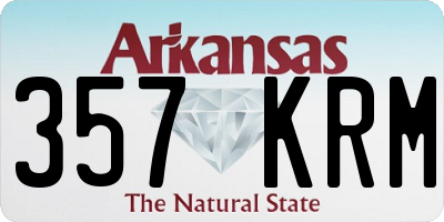 AR license plate 357KRM