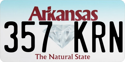 AR license plate 357KRN