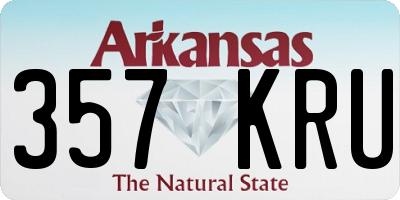 AR license plate 357KRU