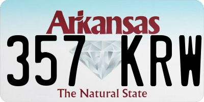 AR license plate 357KRW