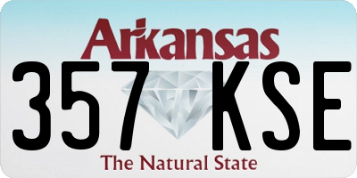 AR license plate 357KSE