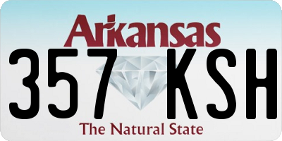 AR license plate 357KSH