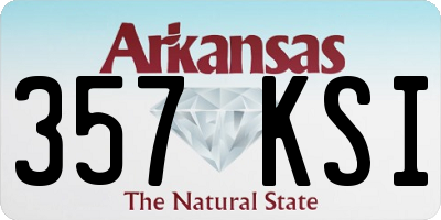 AR license plate 357KSI