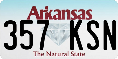 AR license plate 357KSN