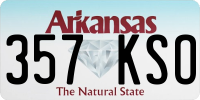 AR license plate 357KSO