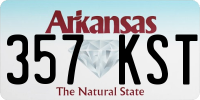 AR license plate 357KST