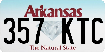 AR license plate 357KTC