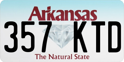AR license plate 357KTD