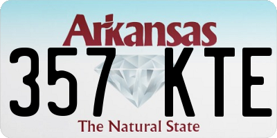 AR license plate 357KTE