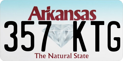 AR license plate 357KTG