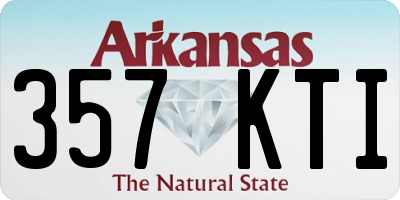 AR license plate 357KTI