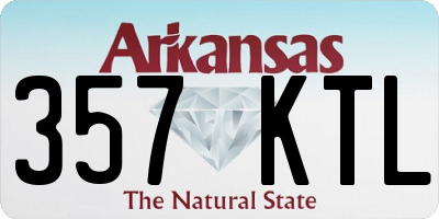 AR license plate 357KTL