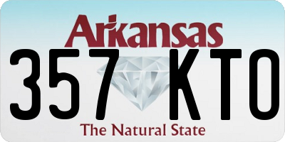 AR license plate 357KTO