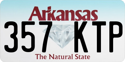 AR license plate 357KTP