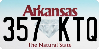 AR license plate 357KTQ