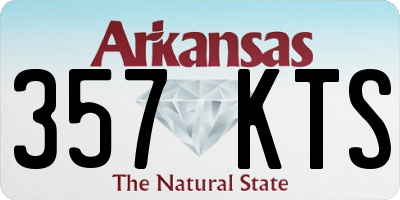 AR license plate 357KTS