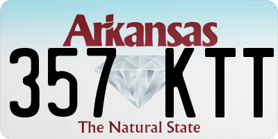 AR license plate 357KTT