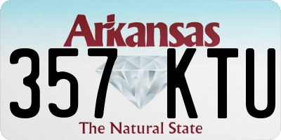 AR license plate 357KTU