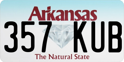AR license plate 357KUB