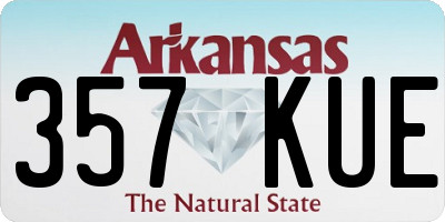 AR license plate 357KUE