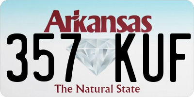 AR license plate 357KUF