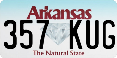 AR license plate 357KUG