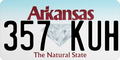 AR license plate 357KUH