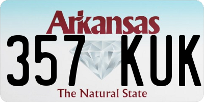 AR license plate 357KUK