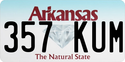 AR license plate 357KUM